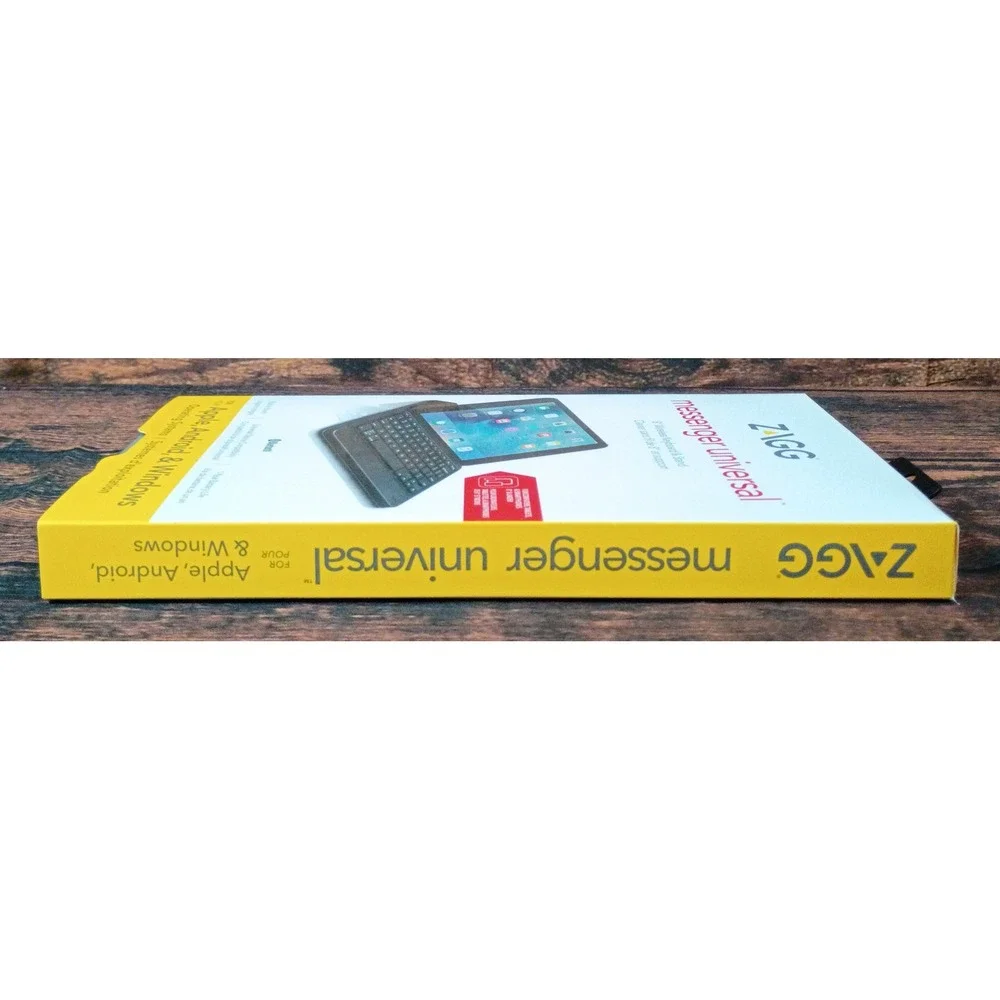 ZAGG Messenger Universal 8 inch Wireless Bluetooth Keyboard Stand Apple‎ Android